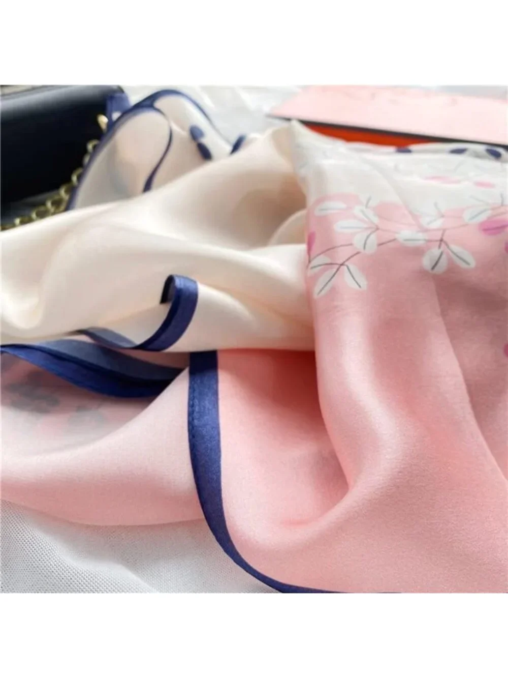Luxurious 100% Mulberry Silk Long Scarf for Women - Large Oblong Wrap